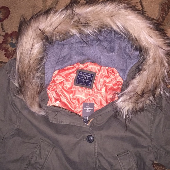 NWT Abercrombie and Fitch Twill Parka - Picture 6 of 6